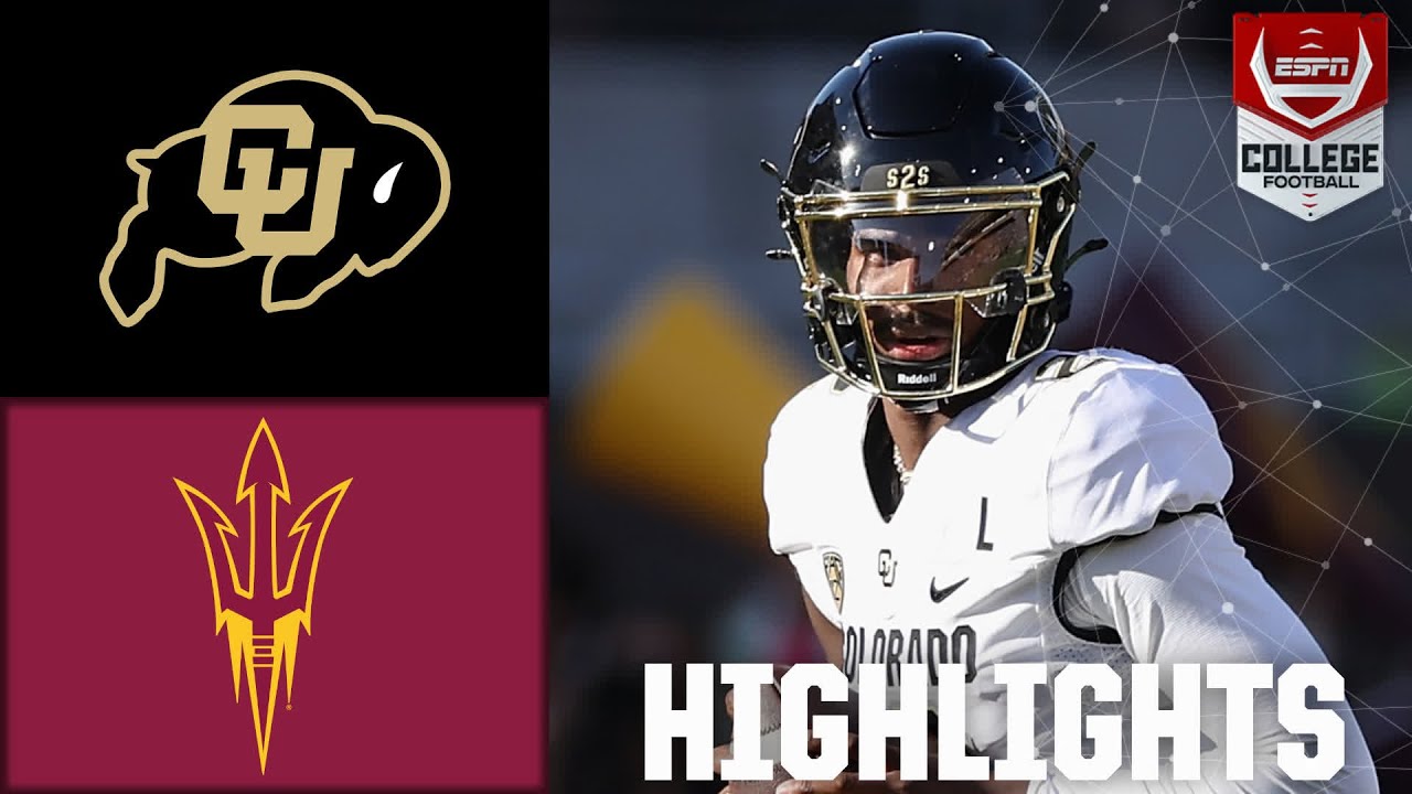 Colorado Buffaloes vs. Arizona State Sun Devils Full Game Highlights